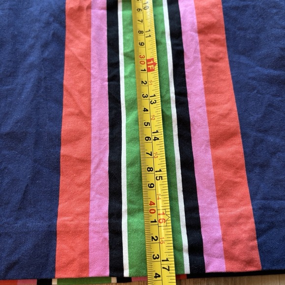 Trina Turk Colorful Striped Mini Skirt Womens 4 Summer Colorblock Preppy Office - Picture 3 of 6